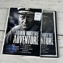 John Wayne Adventure 3-Pk DVD 3 Disc Donovan’s Reef Harari! In Harm’s Way New! - £6.27 GBP