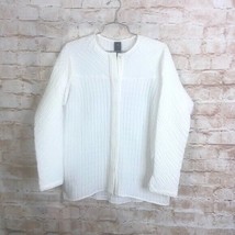 Zero + Maria Cornejo Cotton Blend Puckered Top Size 8 - £50.68 GBP