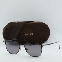 TOM FORD FT0851 02C Matte Black/Smoke Mirror 52-20-145 Sunglasses New Authentic - £113.84 GBP