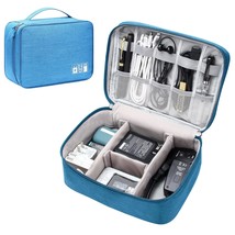 Electronics Organizer Travel Universal Cable Organizer Bag Waterproof El... - £26.66 GBP