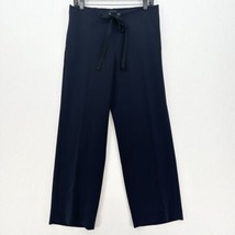 Theory Pants Womens Small Winszlee Admiral Wide Leg Navy Blue Minimal Career EUC - £43.23 GBP