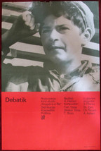 1961 Original Movie Vintage Poster Debatik Hakani Erebara War Drama Kosovo YU - £40.04 GBP