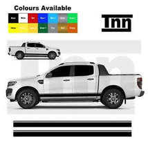 Stickers For Ford Ranger Raptor Side Stripes Sticker Decals 4x4 Off-Road Vinyl - £40.08 GBP