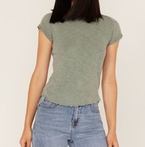 NWD Free People Women&#39;s Be My Baby Tee, Washed Army Size XS - £11.09 GBP