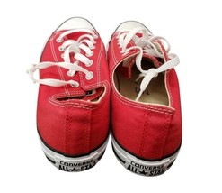 Converse Chuck Taylor All Star Red Low Top Sneaker Men 7  Women 9 Shoe Box image 3