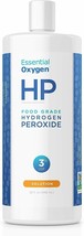 Essential Oxygen Food Grade Hydrogen Peroxide 3% Natural Cleaner Refill 32 Ounce - £16.56 GBP
