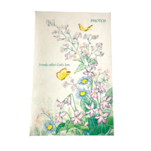 Photo Album Floral Butterfly Religious Friends Reflect God&#39;s Love Holds 72 - £15.20 GBP