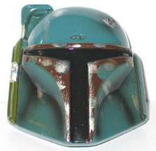 Star Wars Boba Fett Helmet 3-D Colored Metal Belt Buckle NEW UNUSED - £19.02 GBP