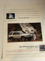 1991 Ford Explorer Sport Vintage Print Ad Advertisement pa16 - $7.91
