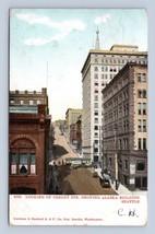 Cherry Street View Alaska Building Seattle Washington WA 1907 UDB Postcard Q5 - $6.88