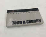 2006 Chrysler Town &amp; Country Owners Manual Handbook OEM K03B35008 - $31.49