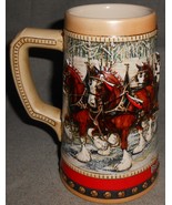 1988 Budweiser Beer CLYDESDALE Collector Series 24 oz MUG or STEIN - $31.21 CAD
