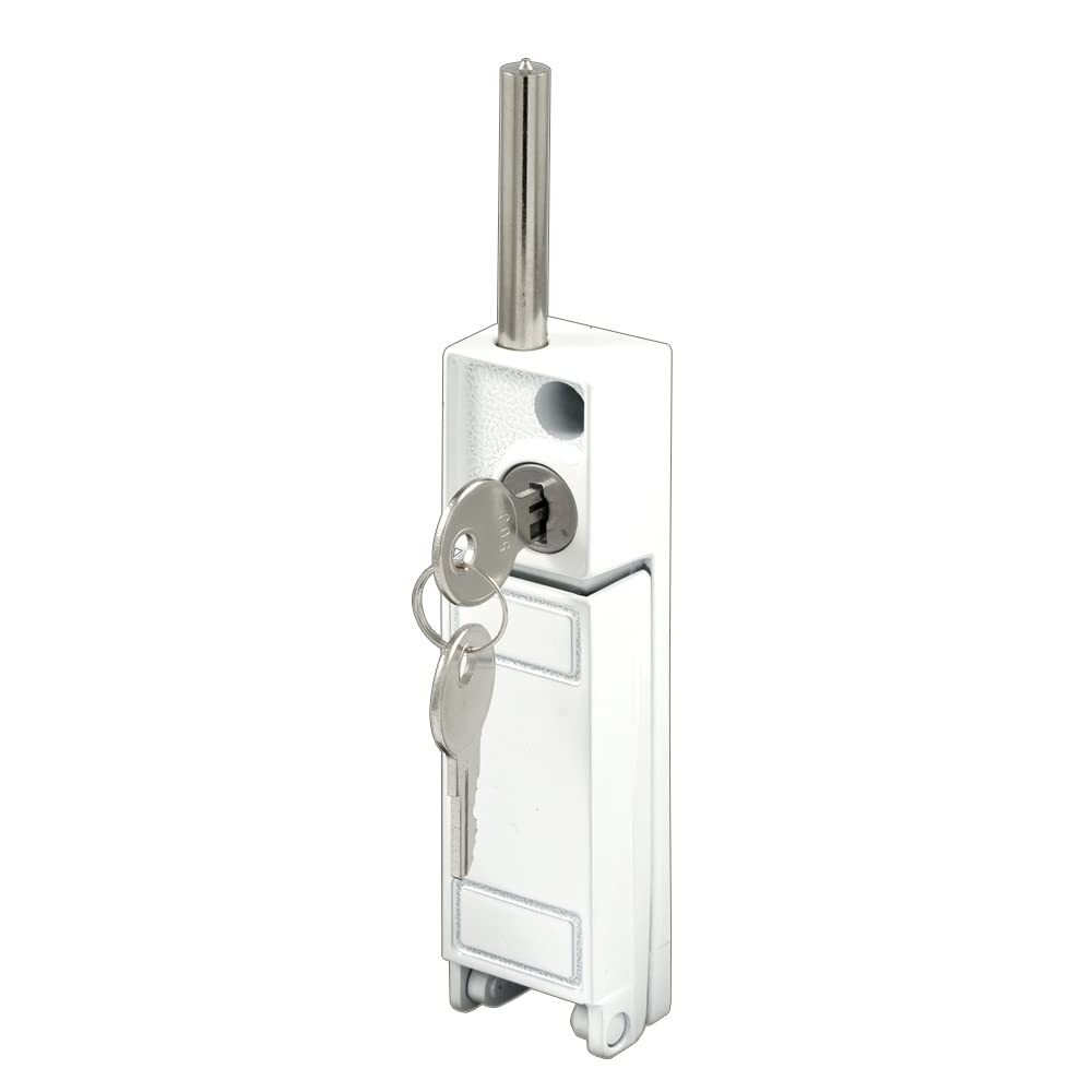 Prime-Line U 9919 White, Sliding Patio Door Keyed with Bolt Lock (Single... - $32.05