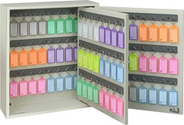 Acrimet Key Cabinet Organizer 96 Positions With Lock (Wall Mount), Beige... - £86.12 GBP