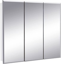 Design House 597484 Cyprus Fully Assembled Frameless Mirrored Tri-View S... - £164.45 GBP