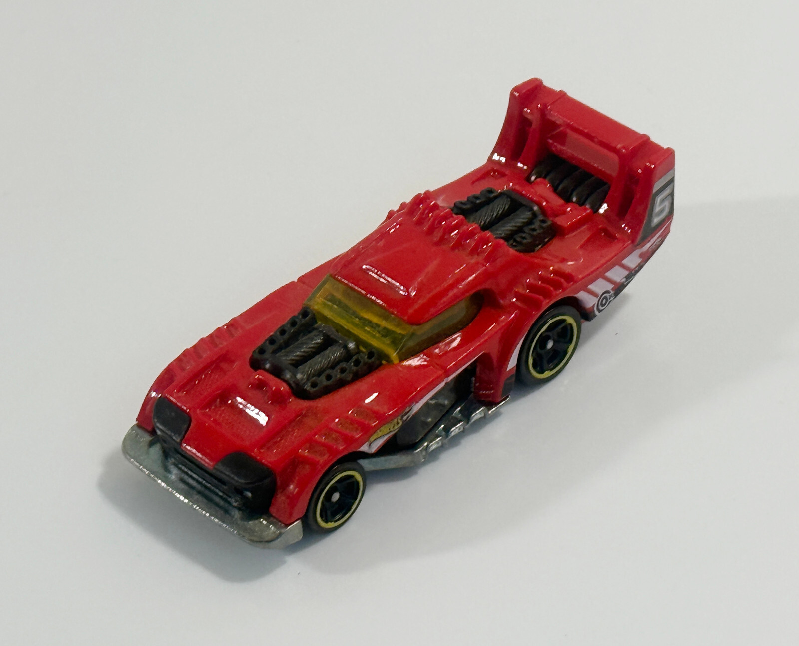 2014 Hot Wheels Red Two Timer, Made in Malaysia - $2.96
