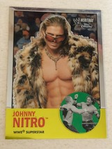 Johnny Nitro WWE Topps Heritage Chrome Wrestling Trading Card 2007 #6 - $1.97