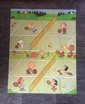 Vintage 1973 Playskool Peanuts Floor Puzzle "Tennis Anyone?" image 3