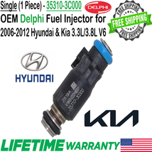 OEM 1/Piece Delphi Fuel Injector For 2006, 07, 08, 09, 2010 Hyundai Sonata 3.3L - £30.02 GBP