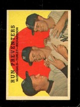 1959 Topps #237 Run Preventers MCDOUGALD/TURLEY/RICHARDSON Ex Yankees *NY11909 - £7.65 GBP
