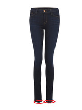 J BRAND Womens Jeans Loni Skinny Fit Casual Denim Blue Size 26W 912O212 - £71.15 GBP