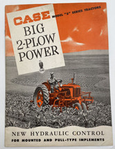 JI Case Model S Series Tractors Dealer Sales Brochure Vintage Original - £37.88 GBP
