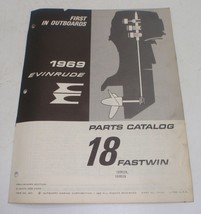 1969 Evinrude Outboard Parts Catalog 18 HP Fastwin - $16.98