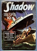 Shadow 1939 Jan 15- Street And SMITH-RARE Pulp Magazine Vg - £188.56 GBP