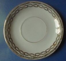 VTG German Pottery China Hutschenreuther Selb LHS Saucer Desert Plate gold trim - £10.21 GBP
