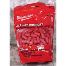 Milwaukee Uncorded Ear Plugs 32 dB NR Tapered 100 Pack - €10,59 EUR
