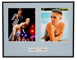 MIley Cyrus Framed 16x20 MTV Awards &amp; Pool Photo Set - £61.91 GBP