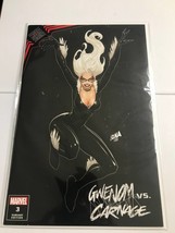 2021 Marvel Comics Gwenom vs Carnage Variant Comic Book #3 David Nakayama Black  - £15.65 GBP