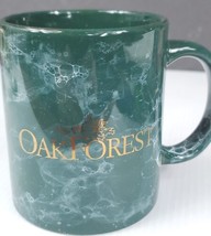 Oak forest green marbled mug cup Bkt1-8 - £3.99 GBP