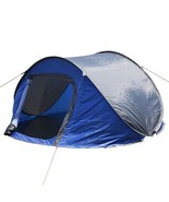 Waterproof 3-4 Person Camping Tent Automatic Pop Up Quick Shelter Outdoo... - £62.83 GBP