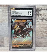 Pokemon TCG - Ursaluna V Ultra Rare - Graded CGC 10 - 102/195 - Silver T... - $29.69