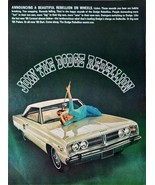 Join the dodge rebellion 1965 Vintage Print Ad - $203.37 MXN