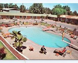 Piscina Sahara Motore Hotel Blythe California Ca Unp Cromo Cartolina N11 - $3.03