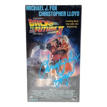 Christopher Lloyd Autographed Sealed Back To Future Ii Vhs Tape 1989 Jsa Coa - £3,344.36 GBP