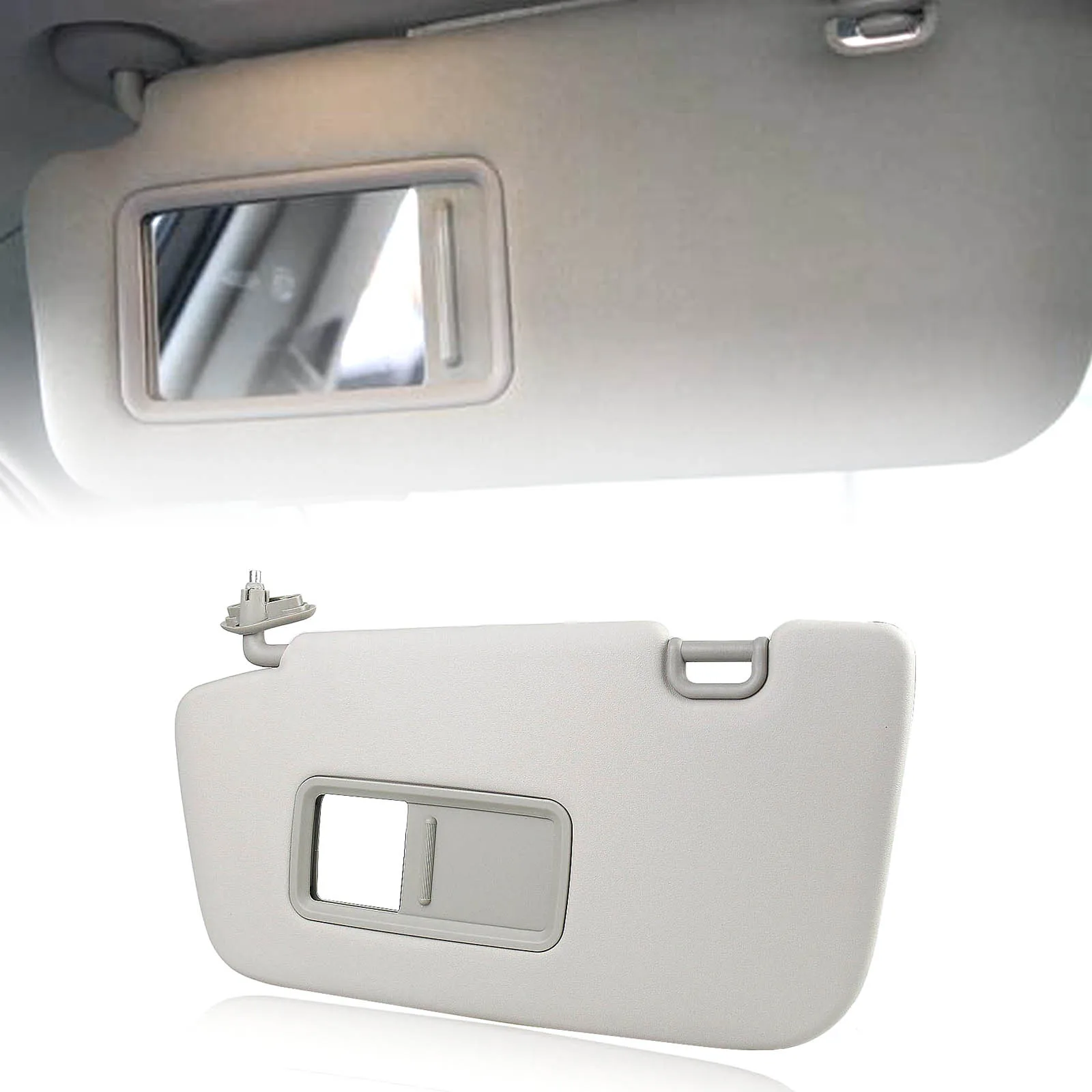 Left Driver Sun Visor Car Front Window Cover Shield Shade Blind Gray For Subaru - £49.51 GBP