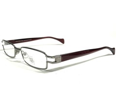 Face a Face Paris LINKS 1 910 Eyeglasses Frames Brown Silver Rectangle 52-17-140 - £116.99 GBP