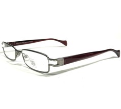 Face a Face Paris LINKS 1 910 Eyeglasses Frames Brown Silver Rectangle 52-17-140 - $149.39