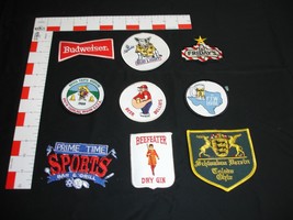 9 vintage beer/misc patches - £14.74 GBP
