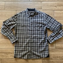 KUHL Mountain Grown Long Sleeve Striped Button Up Shirt Men&#39;s Size Medium - £19.52 GBP