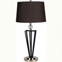 28   Crystal Ball Table Lamp - Black - £147.47 GBP