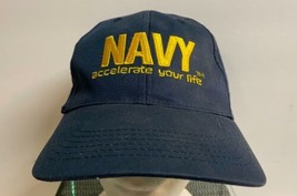 US Navy Recruiting accelerate your life  Pre-Owned  Baseball Type Hat - £10.11 GBP