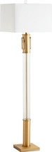 Floor Lamp CYAN DESIGN PALAZZO Contemporary Box Shade 1-Light Aged Brass... - £860.57 GBP