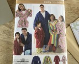 All Sizes Family Bathrobes  Pattern~Child, Teen, Adult Sizes~Simplicity ... - $14.95