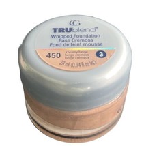 CoverGirl TruBlend 450 Creamy Beige Whipped Foundation New SEALED y2K Vi... - $59.35