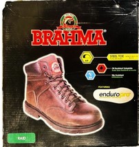 Brahma Raid Steel Toe Work Boots Men&#39;s  Enduro Pro Anti-Fatigue - $35.99