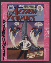 SIGNED Nick Cardy Action Comics #445 Art Magnet ~ Superman &amp; Lois Lane - £15.50 GBP